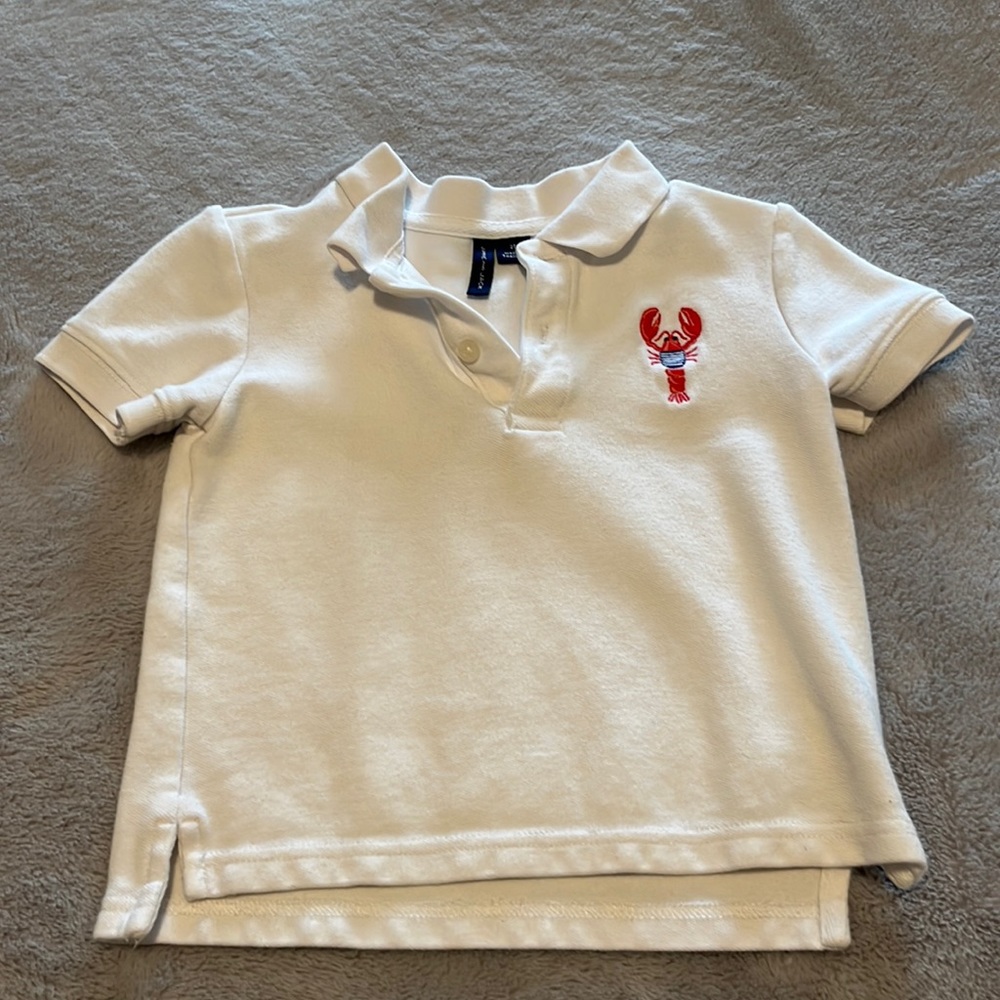 Janie and Jack lobster polo 2T
